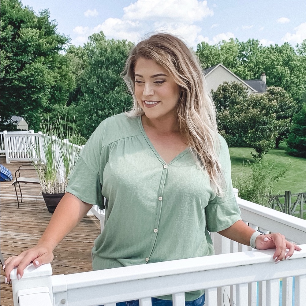 Libby Ruffle Knit Top